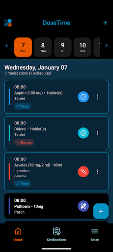 DoseTime İlaç Hatırlatma ekran görüntüsü