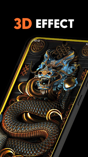 Dragon Snake Wallpaper 3D 4K ekran görüntüsü
