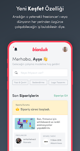Bionluk - Yetenekli Freelancer ekran görüntüsü