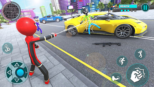 Rope Hero Spider Stickman War ekran görüntüsü
