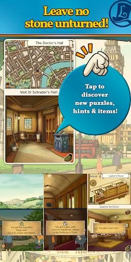 Layton: Pandora's Box in HD ekran görüntüsü
