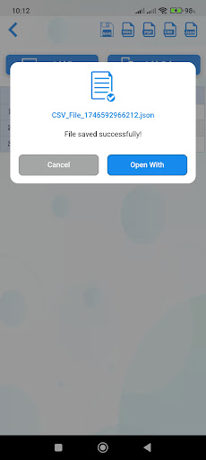 CSV file Create Edit & Viewer ekran görüntüsü