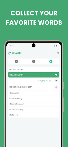 Learn Farsi Persian - Lingokit ekran görüntüsü