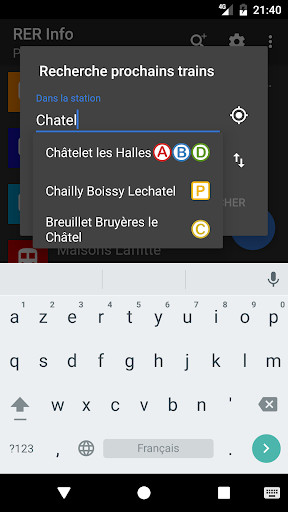 RER info ekran görüntüsü