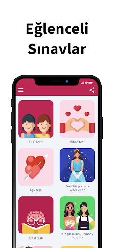 Arkadaşlık testi: BFF testi ekran görüntüsü
