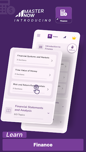 Finance - MasterNow ekran görüntüsü