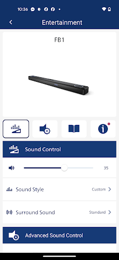 Philips Entertainment ekran görüntüsü