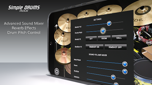 Simple Drums Rock - Drum Set ekran görüntüsü
