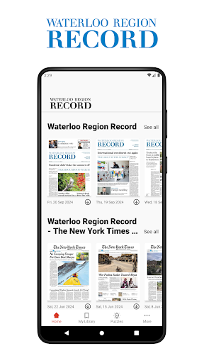 Waterloo Region Record epaper ekran görüntüsü