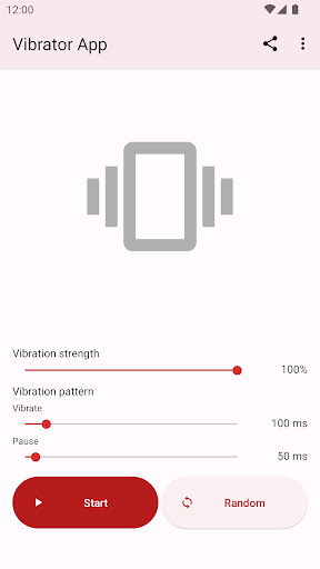 Vibrator App ekran görüntüsü