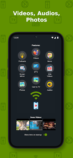 Cast to TV+ Chromecast Roku TV ekran görüntüsü