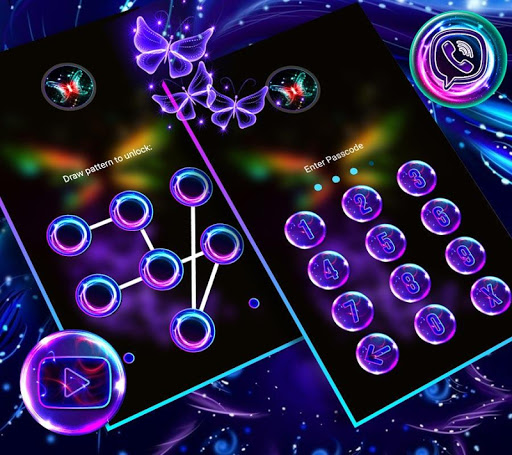Glow Butterfly Launcher Theme ekran görüntüsü