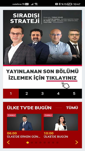 Ülke TV ekran görüntüsü