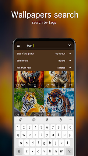 Tiger Wallpapers 4K ekran görüntüsü
