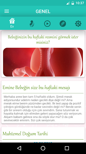 Hafta Hafta Gebelik Takibi ekran görüntüsü