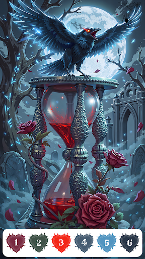 Dark Aesthetic Color by Number ekran görüntüsü