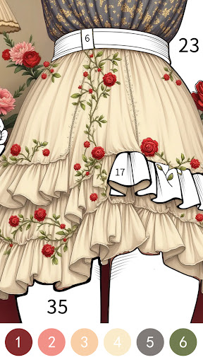 Princess Dress Coloring Book ekran görüntüsü