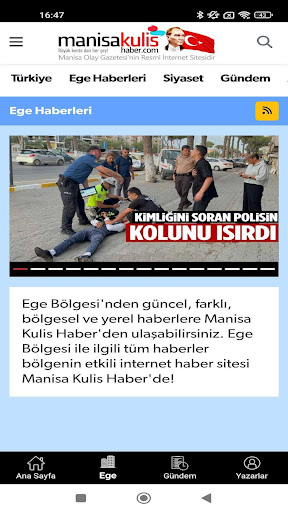 Manisa Kulis Haber ekran görüntüsü