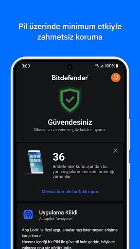 Bitdefender Mobile Security ekran görüntüsü