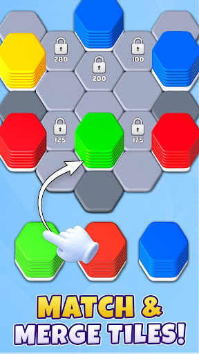 Hexa Swipe: Color Sort Puzzle ekran görüntüsü
