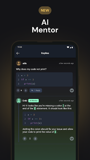Enki: Learn to code ekran görüntüsü