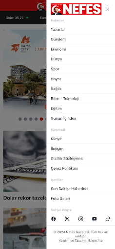 Nefes Gazetesi ekran görüntüsü