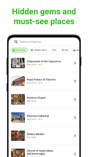 Palermo Tour Guide:SmartGuide ekran görüntüsü