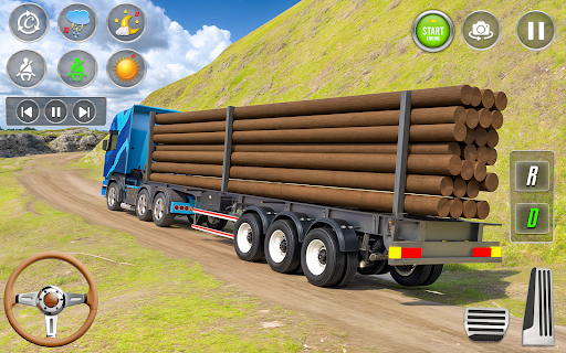 Mega Truck Driving Truck Game ekran görüntüsü