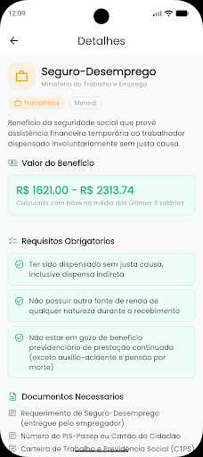 Benefícios Sociais - Consulta ekran görüntüsü