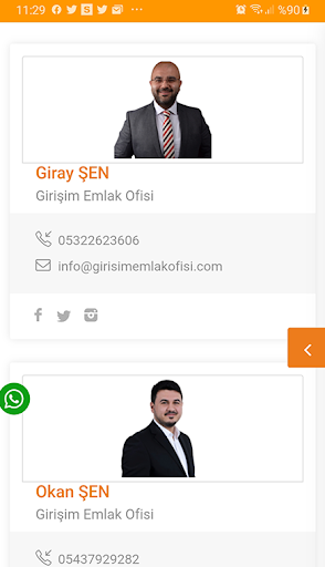 Girişim Emlak Ofisi ekran görüntüsü