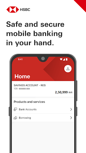 HSBC India ekran görüntüsü