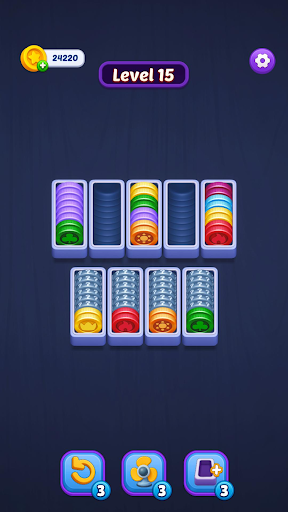 Coin Stack: Sort Puzzle ekran görüntüsü
