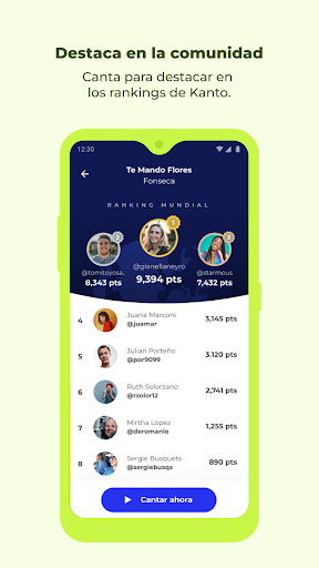 Kanto: Canta música de karaoke ekran görüntüsü