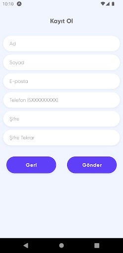 Sınav Takvimi ekran görüntüsü