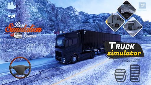Truck Simulator Euro Snow 2023 ekran görüntüsü