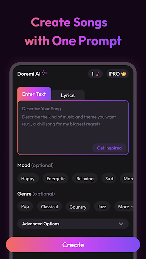 AI Music & Song Maker: Doremi ekran görüntüsü
