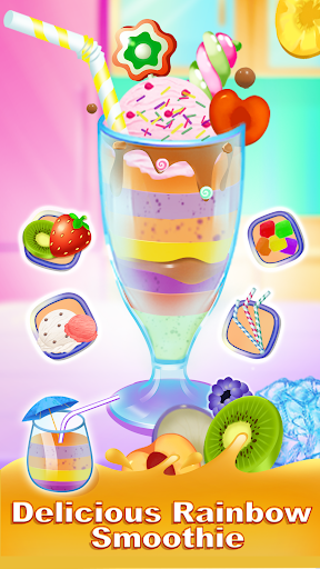 Ice slushy smoothie maker game ekran görüntüsü