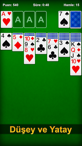 Solitaire - Türkçe ekran görüntüsü