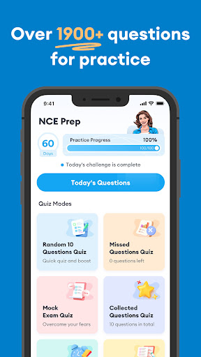 NCE Exam Prep 2026 ekran görüntüsü