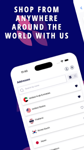 Aramex Global Shopper ekran görüntüsü