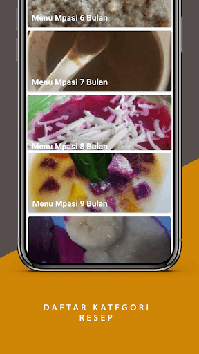 Menu Mpasi 6-13 bulan ekran görüntüsü