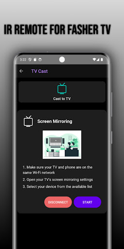 Remote for Fisher tv ekran görüntüsü