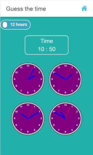kids clock learning - learn ti ekran görüntüsü