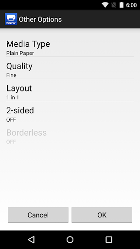 Brother Print Service Plugin ekran görüntüsü