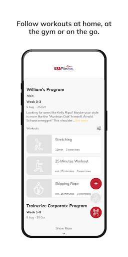 USA Fitness 24/7 ekran görüntüsü