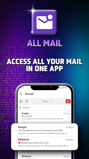 All Mail ekran görüntüsü