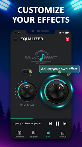 Bas&Ses Yükseltme -Equalizer ekran görüntüsü