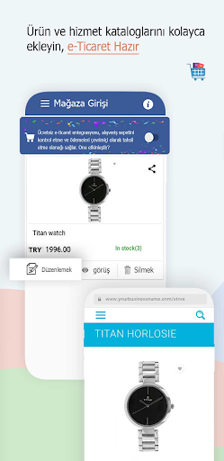 Anında Web Sitesi Oluşturucu ekran görüntüsü