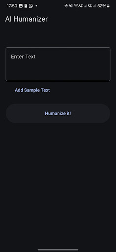 AI Humanizer - Bypass AI ekran görüntüsü