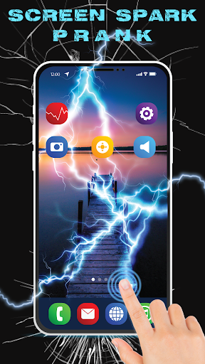 Broken Screen Wallpaper Prank ekran görüntüsü